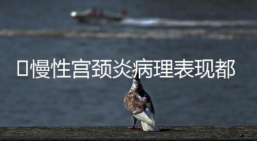 ​慢性宫颈炎病理表现都有什么